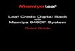 Leaf Credo Digital Back · This Quick Guide shows the basic operation of your new Leaf Credo digital back with Mamiya 645 DF system. Download the ... • Tap stars to rate images