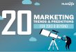 MARKETING€¦ · what if you had a glimpse into the future? what would you change today to ... two people who undoubtably changed the game ... marketers have often thought of Seo,