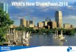 What’s New SharePoint 2016 - spsevents.org · RAM 12-16 GB 12-16 GB CPU 4 Cores 4 Cores ... Single Server Farm Provisions all services on the server for a single server ... SPO