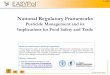 National Regulatory Frameworks - Home | Food and ...€¦ · This programme aims at equipping high level officials from developing countries with ... FOOD AND AGRICULTURE ORGANIZATION