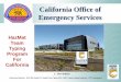 California Office of Emergency Services - Cal OES … Typing Program... · California Office of Emergency Services [ Hazardous Materials / 2010 OES HazMat CD / HazMat Team Typing