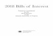 2018 Bills of Interest - vbbarassoc.com · 2018 Bills of Interest. ... person conducting or transacting business under an assumed or fictitious name to file a certificate of assumed