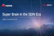 Super Brain in the SDN Era · configuration workload. ... Virtual distributed switch. Web. Port Group. DB . Port Group. App . HYPERVISOR. Web. App. DB. 1. 3. 5. 6. 4. Network 