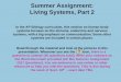 Summer Assignment: Living Systems, Part 2 .Summer Assignment: Living Systems, Part 2 ... Chemical