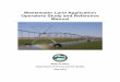 Wastewater Land Application Operators Study and … · CEC cation exchange capacity cmol centimols ... 7 Ground Water and Hydrology ... 102 9.2.3 Excessive Algae 