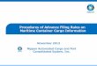 Procedures of Advance Filing Rules on Maritime … for Advance Filing... · Procedures of Advance Filing Rules on Maritime Container Cargo Information . 1 ... Procedure to Report