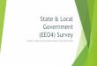 State & Local Government (EEO4) Survey · State & Local Government (EEO4) Survey ... Employers with more than 999 fulltime employees are required to file one form for each function