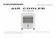 AC100-R manual - Air Condition, Parts & Repairs · cooler works best when placed near an open window/air current. The evaporative air cooler can also be used to humidify dry environments