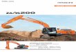 HYDRAULIC EXCAVATOR - Hitachi Construction … · The HIOS III hydraulic system, which is an operator-friendly HIOS hydraulic system combined with efficient hydraulic control, was