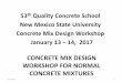 Designing and Proportioning Normal Concrete Mixtures · the mixture immediately before and during mixing. ... • Use Designing and Proportioning Normal Concrete Mixtures. PCA 16th