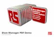 Store Manager PDF Demo - RS Componentsdocuments.rs-components.com/EITC/UK/purchasing/StoreManagerPDF… · Your flexible inventory management system A robust, fully supported system