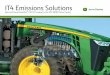 IT4 Emissions Solutions - John Deere · comes out of the exhaust pipe in the form of smoke. ... to meet IT4 requirements. ... in particulate matter is accomplished by a chemical