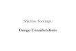 Shallow Footings Design Considerations - cvut.czdepartments.fsv.cvut.cz/.../shallow-footings-design-considerations.pdf · design of combined footings: a) idealized beam strips, b)