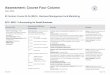 Assessment: Course Four Column · regular online and in-class testing. (12/14/2015) ... comprehensive project requiring the ... Comprehensive Problem