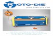 - Empire Machinery & Tools Ltd. · roto-Die® Hydraulic Benders are engineered to reduce labor costs while increasing ... Manual oPeRation ... Please contact Roto- for availability