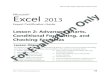 Microsoft Excel 2013 - CCI .Microsoft® Office Specialist 2013 Series . Microsoft ® Excel 2013