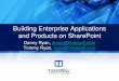 Building Enterprise Applications and Products on .Building Enterprise Applications and Products on