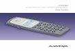 User Guide · is connected to Aastra MD110 or Aastra MX-ONE ... If this publication is made available on Aastra´s homepage, ... the cordless phone when charging for easy 