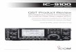 QST Product Review - Icom America · QST Product Review QST Magazine is ... The IC-9100 is essentially the “plus” version of the IC-7410 reviewed in October 2011, and it shares