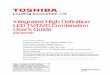Integrated High Definition LED TV/DVD Combination …static.highspeedbackbone.net/pdf/Toshiba 24V4210U... · 2 Dear Customer, Thank you for purchasing this Toshiba LED TV. This manual