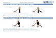 Balance Exercise Library - FitKit · Balance Exercise Library Level 2 – Single Leg Reach to 2 Floor Markers, No Hands Placement of floor markers: Two, about 2 feet behind the working