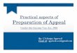 Preparation of Appeal - Voice of CAvoiceofca.in/siteadmin/document/VOCA_PreparationofAppeal.pdf · Relevant Rules to Appeals…..Relevant Rules to Appeals….. Rules of Brief Remarks