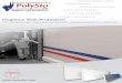 Hygienic Wall Protection - PolySto Leaflet 2013... · Hygienic Wall Protection CHARACTERISTICS ... transparent (grey) ... PolySto OP30F installed on a concrete floor finished with