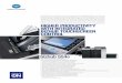 HIGHER PRODUCTIVITY WITH INTEGRATED … · 2014-04-18 · Konica Minolta’s bizhub 554e ramps up your productivity with integrated software control at your ... effortless scanning