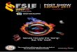 POST SHOW REPORT 2017 - FSIE · FIRE SERVICE TRAINING INSTITUTE ... CORPORATION (DMRC) Golden Security Award ITC MAURYA. POST SHOW REPORT 2017 Exhibitors - facts & ﬁgures