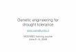 Genetic engineering for drought tolerance - unibo.it . Salvi - Genetic engineering...  Genetic engineering