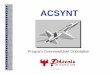 ACSYNT Program Overview / User Orientation - …mason/Mason_f/ACSYNT.pdf · ACSYNT Program Overview/User Orientation ... uRead the user guide ... Program Overview/User Orientation