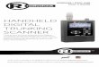 HANDHELD DIGITAL TRUNKING SCANNER - …new.marksscanners.com/manuals/Pro 668.pdf · HANDHELD DIGITAL. TRUNKING SCANNER. Thank you for purchasing your Digital ... response teams, and