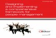 Designing and implementing a comprehensive … · Presented by: Designing and implementing a comprehensive framework for people management For the Public Sector