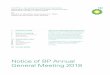 Notice of BP Annual General Meeting 2018 · to allot shares in the company and to grant rights to subscribe for, or to convert any security into, shares in the company: a.p to an
