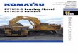 ydraulic€¦ · Komatsu low noise cab on multiple viscous mounts for reduced noise and vibration Large volume cab with full height front window