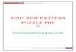200+ New Pattern Puzzle PDF - GovernmentAdda IBPS€¦ · Daily Visit [GOVERNMENTADDA.COM] GovernmentAdda.com | IBPS SBI SSC RBI RRB FCI RAILWAYS 1 200+ New Pattern Puzzle PDF Governmentadda.com