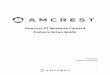 Amcrest PT Network Camera Camera Setup Guide · Amcrest PT Network Camera Camera Setup Guide Version 1.0.3 ... By default, the username is “admin” and the password is “admin”,