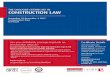 THE OSGOODE CERTIFICATE IN CONSTRUCTION LAW · The Osgoode Certificate in Construction Law ... Construction Claims ... for reform, the legislative responses, and