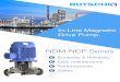 In-Line Magnetic Drive Pump. - Gruppe Rütschi · In-Line Magnetic Drive Pump. NDM-NCP Series Durability & Reliability Easy maintenance Performances Safety. Pompes Rütschi SAS 