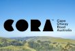 Introduction / 1 - CORA · Introduction / 4 Investment in CORA means creating a new way to eperience the Surf Coast, relieving pressure from the Great Ocean Road and driving tourism