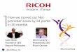 How we moved our Net promoter score by 34 points … ·  @ColinShaw_CX #RicohCaseStudy How we moved our Net promoter score by 34 points in 30 months Glenn Laverty President & CEO
