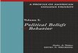 Volume I: Political Beliefs Behavior · A Profile of American College Faculty Volume I: Political Beliefs Behavior Gary A.Tobin Aryeh K.Weinberg &