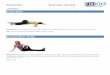 Stretches Exercise Library - FitKit · Stretches Exercise Library Low Back Cross Over Movement: Lie on your back, one leg straight, the other leg bent and cross over mid line of the