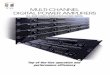 MULTI-CHANNEL DIGITAL POWER AMPLIFIERS - … · MULTI-CHANNEL DIGITAL POWER AMPLIFIERS DA-250F/250FH/250D/250DH/550F/500FH. Full Digital ... TOA Digital Amplifier technology redefines