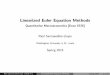 Linearized Euler Equation Methods Quantitative ...r-santaeulalia.net/pdfs/Econ5725_Linearized_Euler_Equation_Methods.… · Linearized Euler Equation Methods Quantitative Macroeconomics