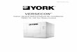 Indoor Vertical Self-Contained Air Conditioner YSWU … · 4 YORK INTERNATIONAL FORM 145.05-EG1 (0804) there is no waterside economizer, and at 50º F with waterside economizer. At