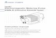 Iwaki Electromagnetic Metering Pump EWN-R … · 2012 IWAKI CO., LTD. Iwaki Electromagnetic Metering Pump EWN-R (Chlorine Dioxide type) Instruction manual Thank you for choosing our
