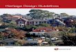 Heritage Design Guidelines - Home | City of Greater … · Heritage Design Guidelines Introduction ... These Guidelines set out Objectives and Design Advice for different types of