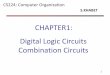 CHAPTER1: Digital Logic Circuits Combination Circuits · 01.09.2016 · CHAPTER1: Digital Logic Circuits Combination Circuits. 2 ... –and for providing digital components for data