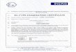 14 ATEX 0008X.pdf · EC-Type Examination Certificate N' INERIS 14ATEX0008X (10) (12) Sign X, when it is placed following the Number of the EC type examination certificate, indicates